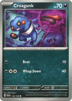 Croagunk Scarlet & Violet #130