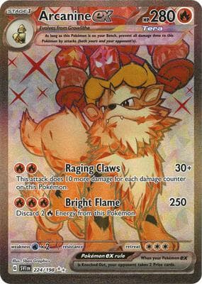 Arcanine ex Scarlet & Violet #224