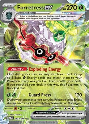 Forretress ex Paldea Evolved #5