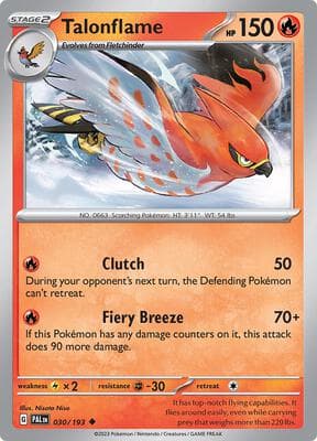 Talonflame Paldea Evolved #30