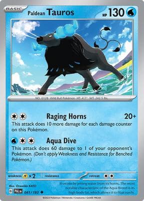Paldean Tauros Paldea Evolved #41
