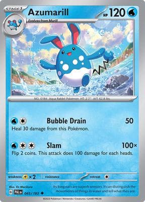 Azumarill Paldea Evolved #45