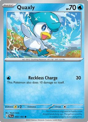 Quaxly Paldea Evolved #50