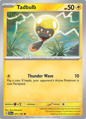 Tadbulb Paldea Evolved #77