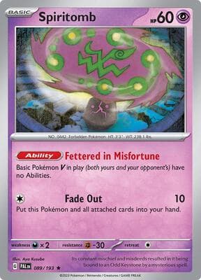 Spiritomb Paldea Evolved #89