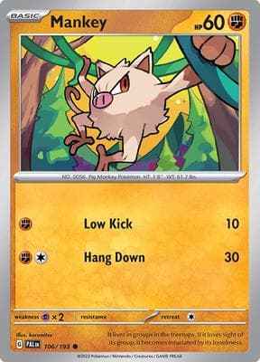 Mankey Paldea Evolved #106