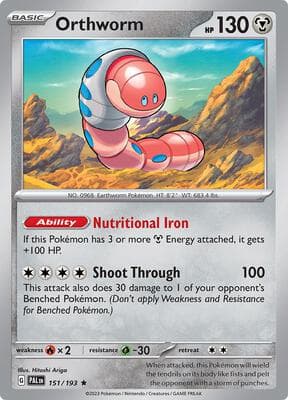Orthworm Paldea Evolved #151