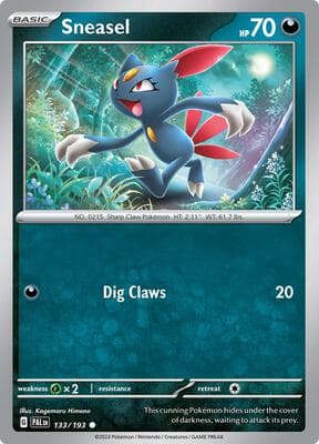 Sneasel Paldea Evolved #133