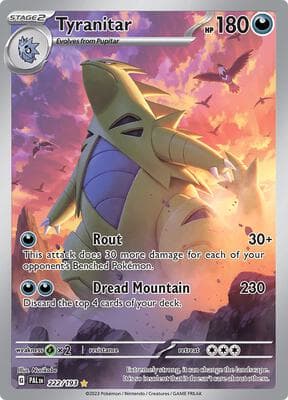 Tyranitar Paldea Evolved #222