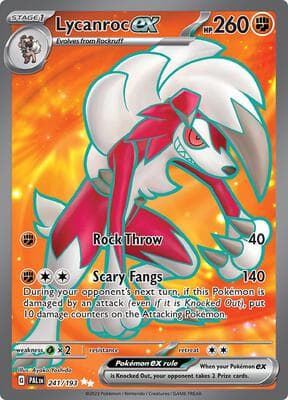 Lycanroc ex Paldea Evolved #241