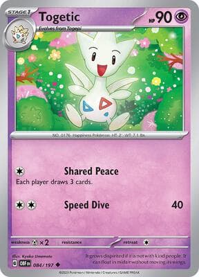 Togetic Obsidian Flames #84