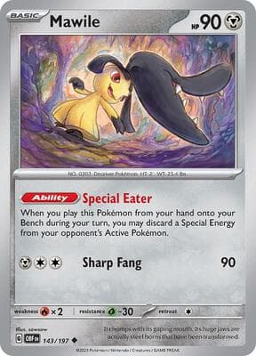 Mawile Obsidian Flames #143