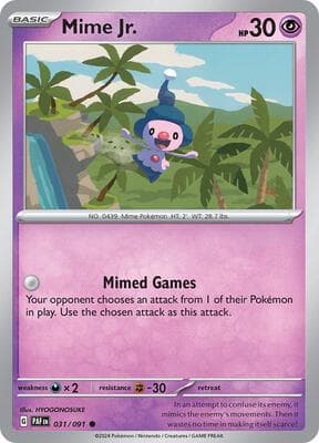 Mime Jr. Paldean Fates #31
