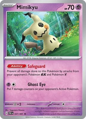 Mimikyu Paldean Fates #37