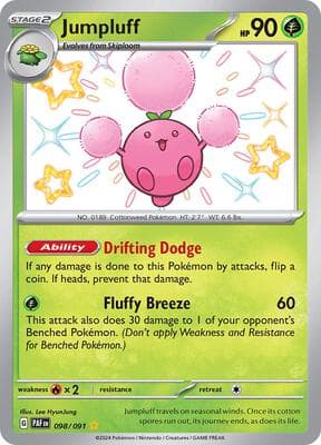 Jumpluff Paldean Fates #98