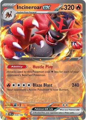 Incineroar ex Temporal Forces #34