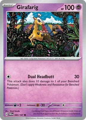 Girafarig Twilight Masquerade #83