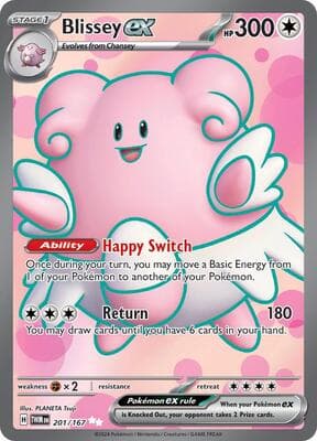 Blissey ex Twilight Masquerade #201