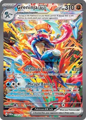 Greninja ex Twilight Masquerade #214