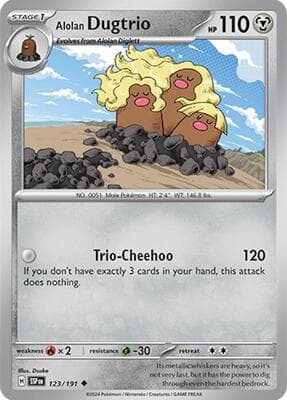 Alolan Dugtrio Surging Sparks #123