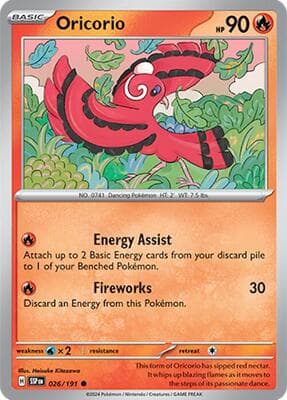 Oricorio Surging Sparks #26