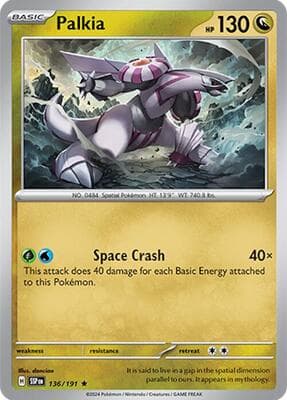 Palkia Surging Sparks #136