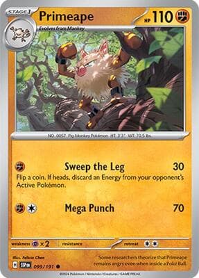Primeape Surging Sparks #99