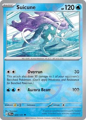 Suicune · Poke Ball Pattern Prismatic Evolutions #24