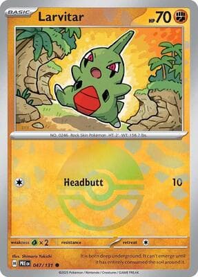 Larvitar · Poke Ball Pattern