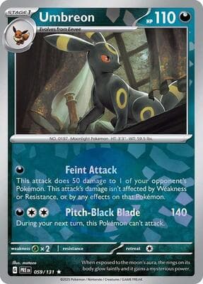 Umbreon · Poke Ball Pattern Prismatic Evolutions #59