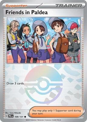 Friends in Paldea · Poke Ball Pattern Prismatic Evolutions #109