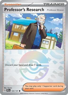 Professor's Research [Professor Rowan] · Poke Ball Pattern Prismatic Evolutions #124