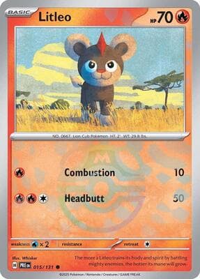 Litleo · Master Ball Pattern Prismatic Evolutions #15