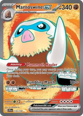 Mamoswine ex Journey Together #174