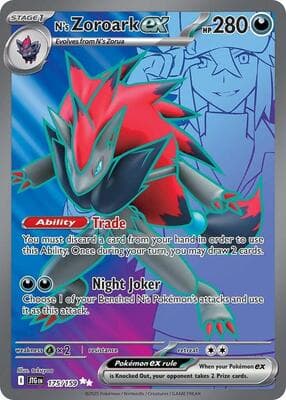 N's Zoroark ex Journey Together #175