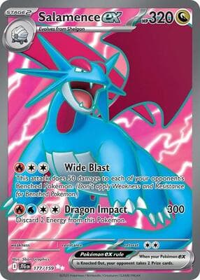 Salamence ex Journey Together #177
