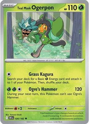 Teal Mask Ogerpon Destined Rivals #26