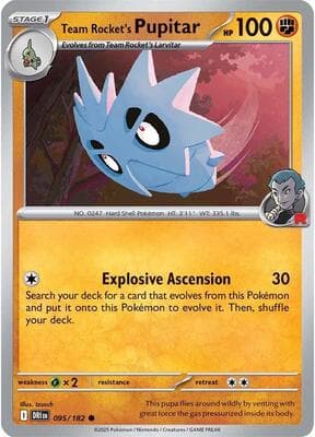 Team Rocket's Pupitar Destined Rivals #95