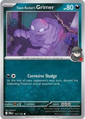 Team Rocket's Grimer Destined Rivals #123