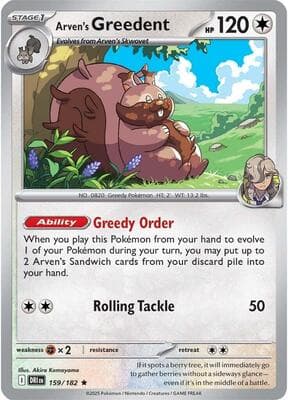 Arven's Greedent Destined Rivals #159