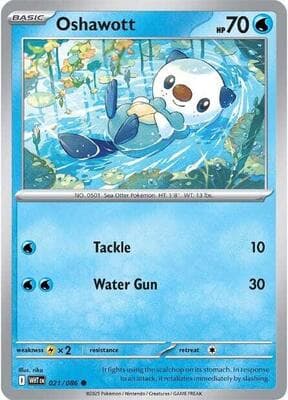 Oshawott White Flare #21