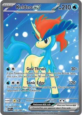 Keldeo ex White Flare #159
