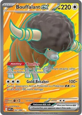 Bouffalant ex White Flare #162