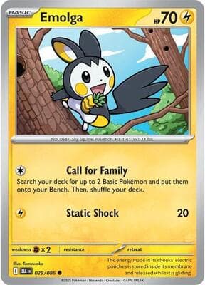 Emolga Black Bolt #29