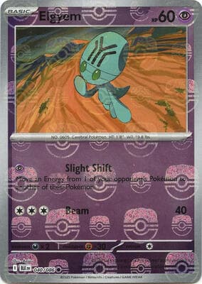 Elgyem · Master Ball Pattern Black Bolt #40