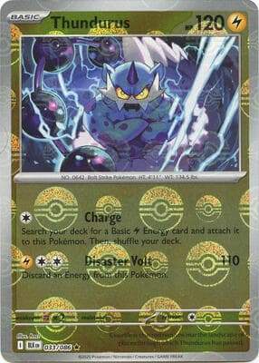 Thundurus · Poke Ball Pattern Black Bolt #33