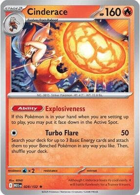 Cinderace Mega Evolution #28
