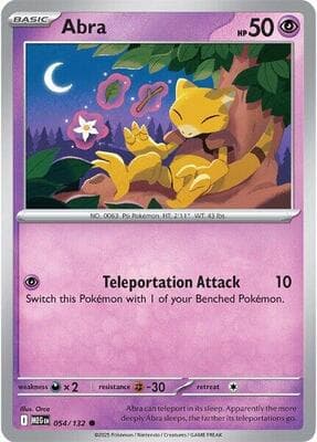 Abra Mega Evolution #54