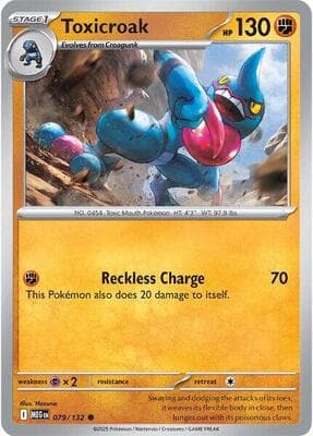 Toxicroak Mega Evolution #79