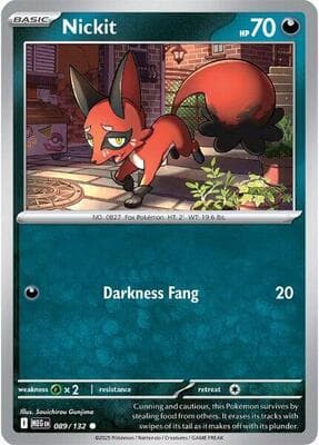 Nickit Mega Evolution #89